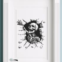 Adesivos de parede Halloween Skeleton Broken Wall Art Decalques Adesivos de parede Halloween Skeleton Broken Wall Art Decalques