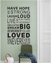 Adesivos de parede Have Hope Inspirational Quote Motivational Ty Adesivos de parede Have Hope Inspirational Quote Motivational Ty