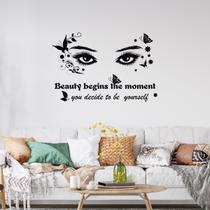 Adesivos de parede Inspirational Eyes PVC autoadesivos 25x38cm Adesivos de parede Inspirational Eyes PVC autoadesivos 25x38cm