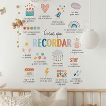 Adesivos de parede Inspirational Quote Cosas que Recordar 30x60cm