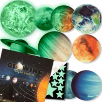 Adesivos de parede Liderstar Glow in The Dark Stars and Planets