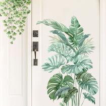 Adesivos de parede Monstera Green Leaves Tropical Plant PVC