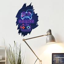 Adesivos de parede Neon Game Controller Cartoon Gaming PVC 20x30cm Adesivos de parede Neon Game Controller Cartoon Gaming PVC 20x30cm