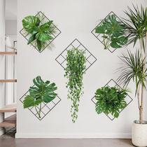 Adesivos de parede Nordic Green Plants Monstera Leaf PVC 85x105cm