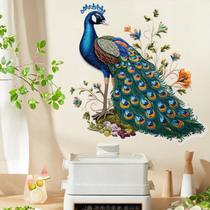 Adesivos de parede Peacock Colorful Cartoon Animal Art Decalques