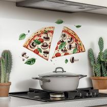 Adesivos de parede Pizza Kitchen Food PVC autoadesivo 30x60cm