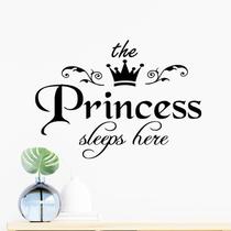 Adesivos de parede Princess Sleeps Here Crown PVC 30x42cm