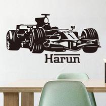 Adesivos de parede Race Car Sports Car PVC 57x139cm para quarto de crianças