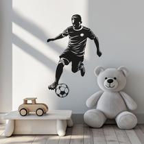 Adesivos de parede Soccer Player Sports Silhouette 40x60cm PVC