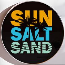 Adesivos de parede Summer Beach SUN SALT SAND PVC autoadesivos Adesivos de parede Summer Beach SUN SALT SAND PVC autoadesivos