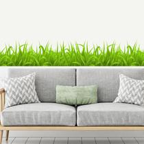 Adesivos de parede Summer Fresh Green Grass Nature 29x90cm