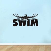 Adesivos de parede Swimming Sports Swimmer Design 42x85cm PVC Adesivos de parede Swimming Sports Swimmer Design 42x85cm PVC