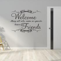 Adesivos de parede Welcome Inspirational Quote 40x56cm PVC Adesivos de parede Welcome Inspirational Quote 40x56cm PVC