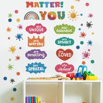 Adesivos de parede You Matter Inspirational Quote 30x90cm PVC Adesivos de parede You Matter Inspirational Quote 30x90cm PVC