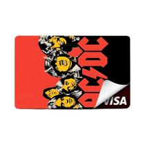 Adesivos De Pele Para Cartão De Crédito AC/DC Band VISA Bank Metro Access Card Decalque De Película