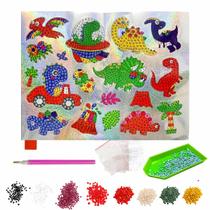 Adesivos de pintura infantil com diamantes diamond dinossauros