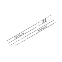 Adesivos De Porta De Carro Renault Kangoo 2 Peças Decalques De Vinil MK1 MK2 MK3 Van Gráficos