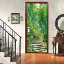 Adesivos de porta Murais Peel and Stick Bamboo Wallpaper