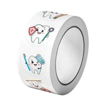 Adesivos De Proteção Dental Para Cuidados Com Os Dentes, 500 Peças, 25cm, 8 Designs, Presentes DIY,