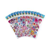 Adesivos De PVC 3D De Unicórnio Kawaii Com Bolhas, 12 Folhas/Conjunto Para Decoração De Cadernos E