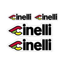 Adesivos De Quadro De Bicicleta Cinelli Em Camuflagem Grande E Pequeno, Conjunto De 4 Peças,