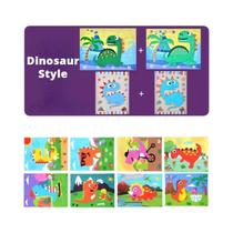 Adesivos De Quebra-Cabeça 3D Em EVA Para Crianças, Brinquedos Educativos De Desenho Com Animais Em