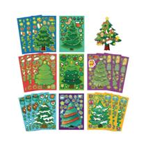 Adesivos De Quebra-Cabeça De Árvore De Natal DIY, 8 a 16 Folhas, Brinquedos Educativos Criativos E Adesivos De Quebra-Cabeça De Árvore De Natal DIY, 8 a 16 Folhas, Brinquedos Educativos Criativos E