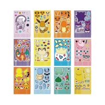 Adesivos De Quebra-Cabeça Kawaii Pikachu Pocket Monsters DIY Decalques De Anime Para Mala Caderno