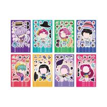 Adesivos De Quebra-Cabeça KPop Demon Hunters Fofos 8 16 Peças DIY Para Telefone Laptop Bagagem