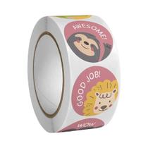 Adesivos De Recompensa De Animais De Desenho Animado Fofos 100-500 Peças Suprimentos Escolares Para