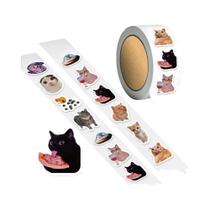 Adesivos De Recompensa De Gato Em Desenho Animado 500PCS 25cm Conjunto De 10 Peças Meow Presentes Adesivos De Recompensa De Gato Em Desenho Animado 500PCS 25cm Conjunto De 10 Peças Meow Presentes