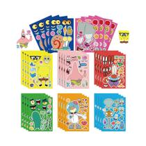 Adesivos De Rosto Do Spongebob E Patrick Star, 8 a 16 Peças, Lembrancinhas Para Festa De