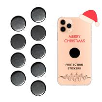 Adesivos de Shungite Karelian Heritage para Celular - Pacote com 9 Unidades