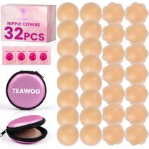 Adesivos de Silicone Reutilizáveis para Mamilos TEAWOO - 16 Pares