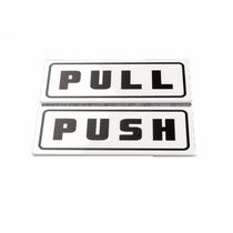 Adesivos de sinalização de porta em PVC autoadesivo Push and Pull, 2 unidades/lote Adesivos de sinalização de porta em PVC autoadesivo Push and Pull, 2 unidades/lote