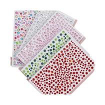 Adesivos De Strass 5 Peças Decorações Faciais 3D Transparentes Estrela Brilhante Amor DIY Tatuagem