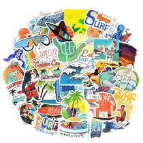 Adesivos De Surf 50 PCS Adesivos Impermeáveis Para Carro, Skateboard, Bicicleta, Laptop E Capacete Adesivos De Surf 50 PCS Adesivos Impermeáveis Para Carro, Skateboard, Bicicleta, Laptop E Capacete