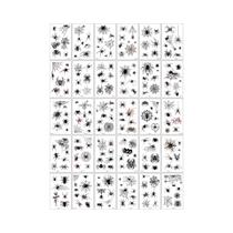 Adesivos de Tatuagem Animal Pequenos - 30 Peças à Prova D'Água