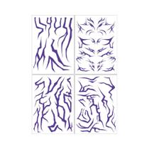 Adesivos De Tatuagem K-Pop Devil Boys 4PCS Jinu Rumi Acessórios De Tatuagem Para Cosplay Festa De Adesivos De Tatuagem K-Pop Devil Boys 4PCS Jinu Rumi Acessórios De Tatuagem Para Cosplay Festa De