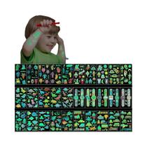 Adesivos De Tatuagem Luminosa Para Crianças 10pcs Adesivos Corporais Brilhantes Unicórnio Borboleta