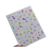 Adesivos De Unha 5D Em Relevo Tema Verão Marinho: Decoração DIY Com Design Kawaii De Conchas E