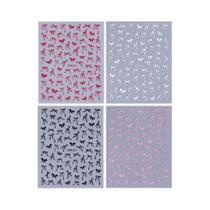 Adesivos De Unha Kawaii Mini Laço De Fita 4/8pçs, Decalques De Unha Autoadesivos De Laço De Renda, Adesivos De Unha Kawaii Mini Laço De Fita 4/8pçs, Decalques De Unha Autoadesivos De Laço De Renda,