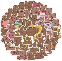 Adesivos de urso de desenho animado adesivos engraçados e fofos 50 peças adesivo infantil laptop quarto guarda-roupa carro skate motocicleta bicicleta celular bagagem guitarra decalque faça você mesmo (urso) Adesivos de urso de desenho animado adesivos engraçados e fofos 50 peças adesivo infantil laptop quarto guarda-roupa carro skate motocicleta bicicleta celular bagagem guitarra decalque faça você mesmo (urso)