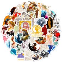 Adesivos de vinil com personagens da mitologia grega à prova d'água (50 unidades) Adesivos de vinil com personagens da mitologia grega à prova d'água (50 unidades)