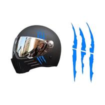 Adesivos De Vinil Impermeáveis Com Design De Garra De Monstro Para Capacete De Moto, Tanque De