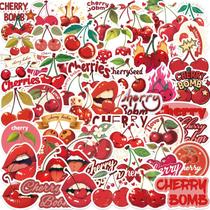 Adesivos de vinil impermeável Cherry Fruits Anime 50 unidades/lote Adesivos de vinil impermeável Cherry Fruits Anime 50 unidades/lote