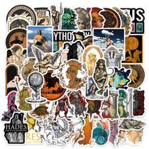 Adesivos de vinil impermeável da mitologia grega, 50 unidades Adesivos de vinil impermeável da mitologia grega, 50 unidades
