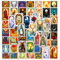 Adesivos de vinil impermeável Fantasy Tarot 50 unidades/lote