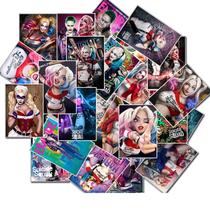 Adesivos de vinil impermeável Harleys Quinns, anime, 25 unidades/lote