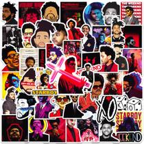 Adesivos de vinil impermeável para fins de semana, anime, 50 unidades/lote